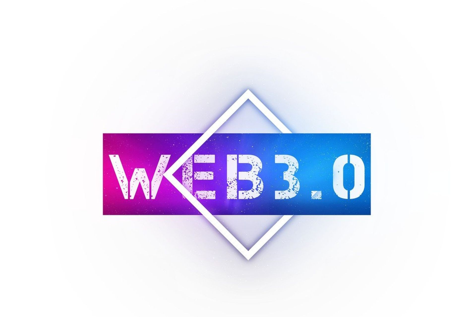 Illustration of blockchain technology and decentralized web representing Web3 concepts