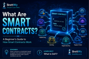 What are smart contracts beginner’s guide featuring blockchain code, connected applications, and automated transactions